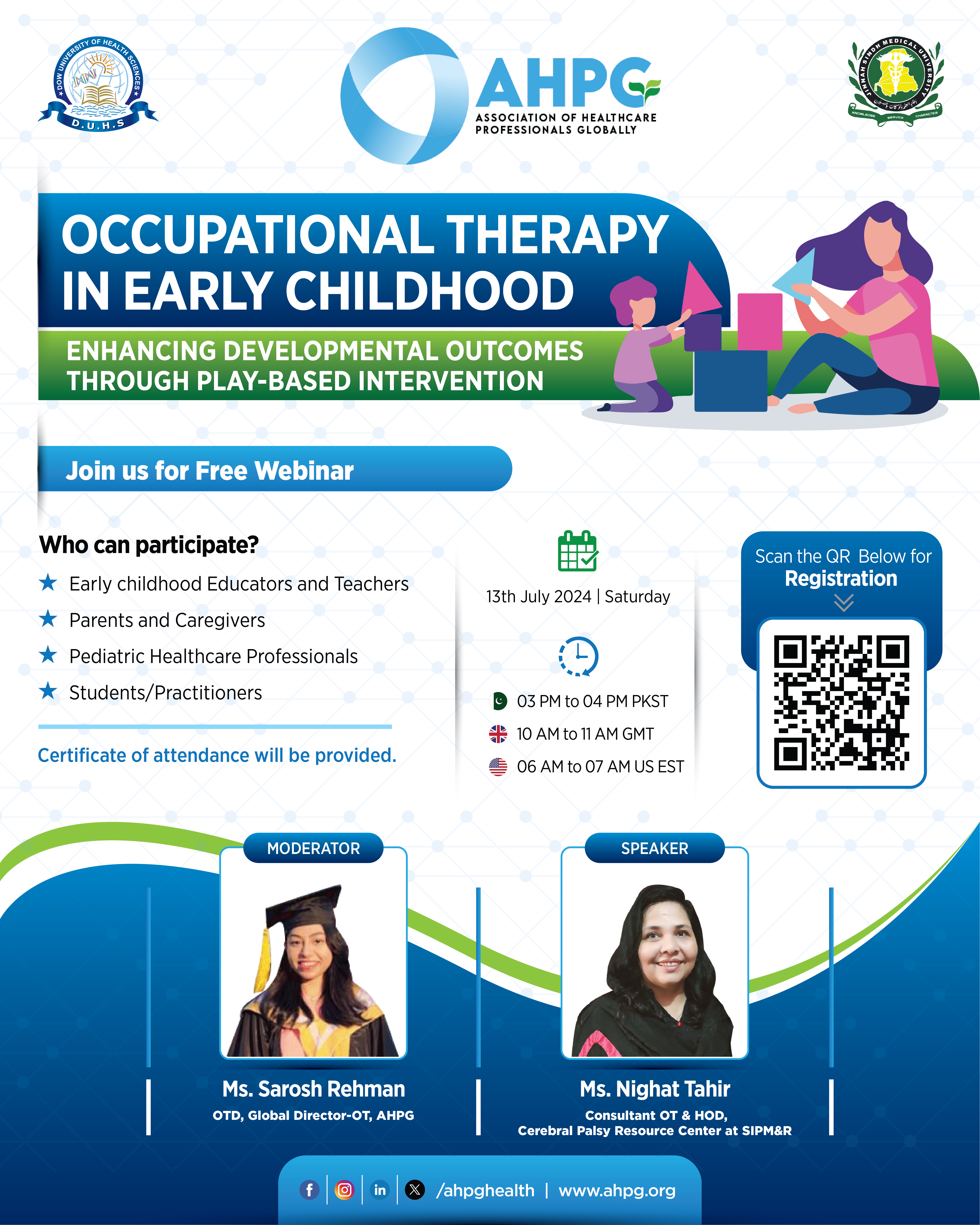 Occupational therapy in early childhood